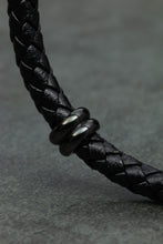 Load image into Gallery viewer, Classic Single Leather Bracelet - Royal Black Edition
