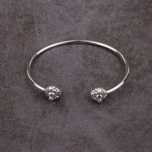 Load image into Gallery viewer, Silver Lion Bangle
